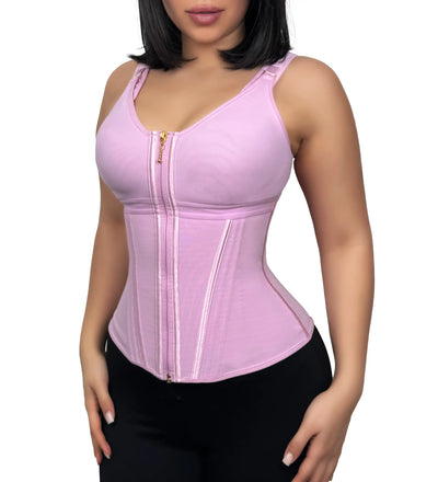 Hourglass Sculpting Workout Vest | Zip & Adjustable Hooks
