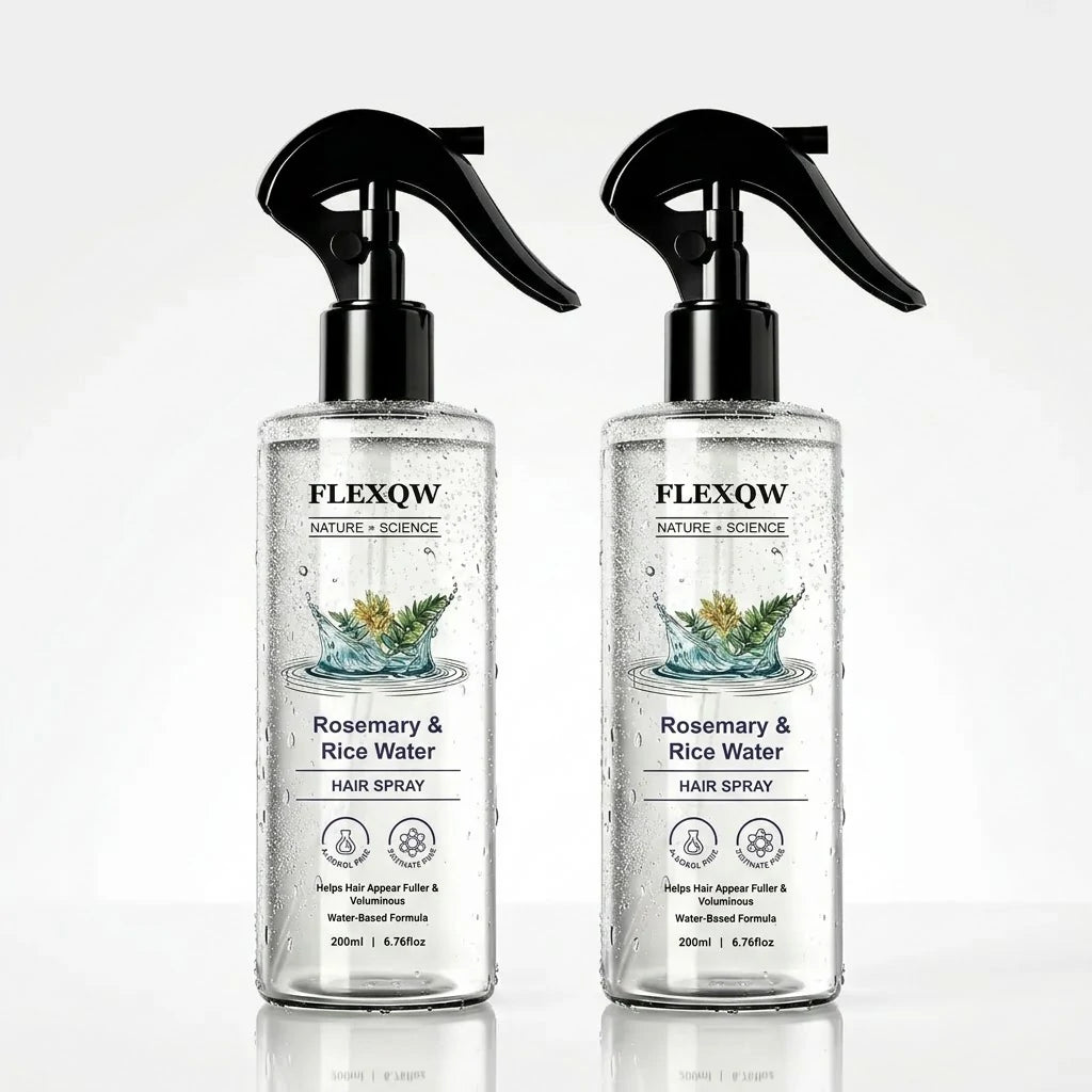 [2packs]Rosemary + Fermented Rice Water Hair Mist (200ml) | Fast-Absorbing, Soft & Smooth Non-Greasy Formula