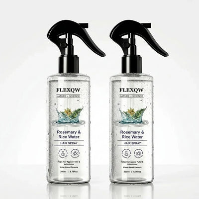 [2packs]Rosemary + Fermented Rice Water Hair Mist (200ml) | Fast-Absorbing, Soft & Smooth Non-Greasy Formula