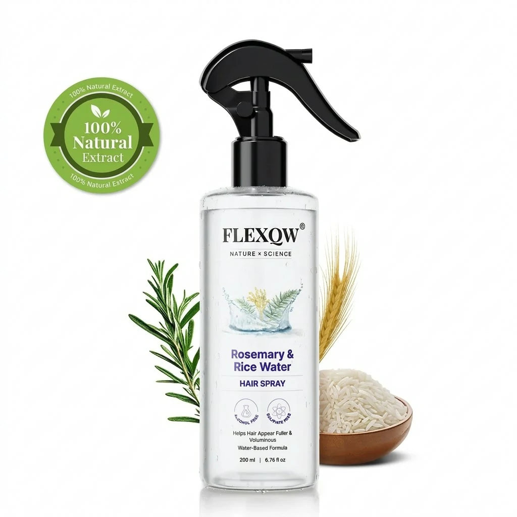 [2packs]Rosemary + Fermented Rice Water Hair Mist (200ml) | Fast-Absorbing, Soft & Smooth Non-Greasy Formula