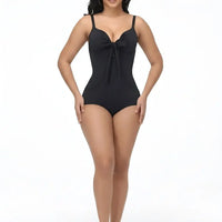 SummerVibes Tummy Control Tie Knot One Piece Swimsuit | Push-Up Slimming Bathing Suit