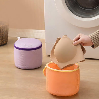 [2packs]Cylinder Lingerie Laundry Wash Bag – Anti-Deformation Bra Protection Bag