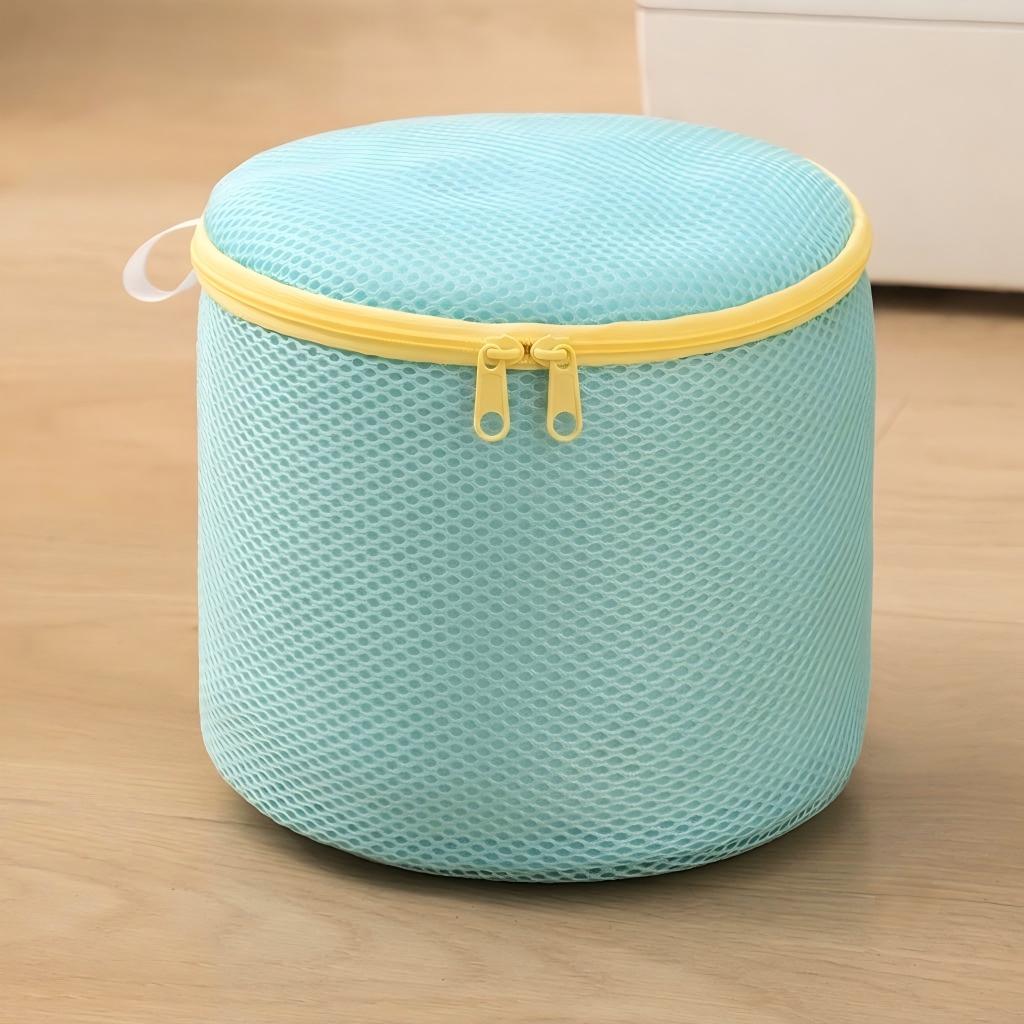 [2packs]Cylinder Lingerie Laundry Wash Bag – Anti-Deformation Bra Protection Bag
