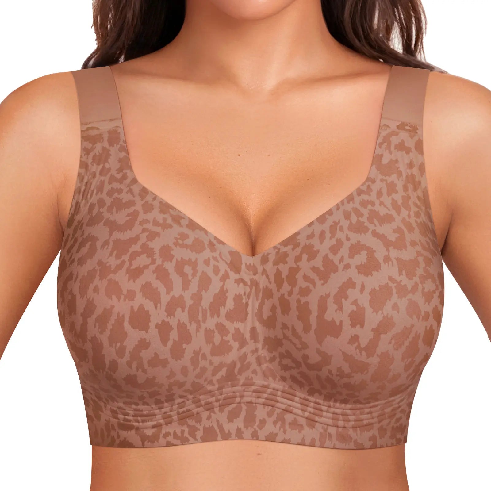 Women's Full Coverage Wireless Jelly Bra – Soft Padded Everyday T-Shirt Bra