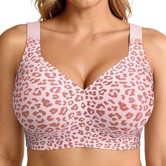 Women's Full Coverage Wireless Jelly Bra – Soft Padded Everyday T-Shirt Bra