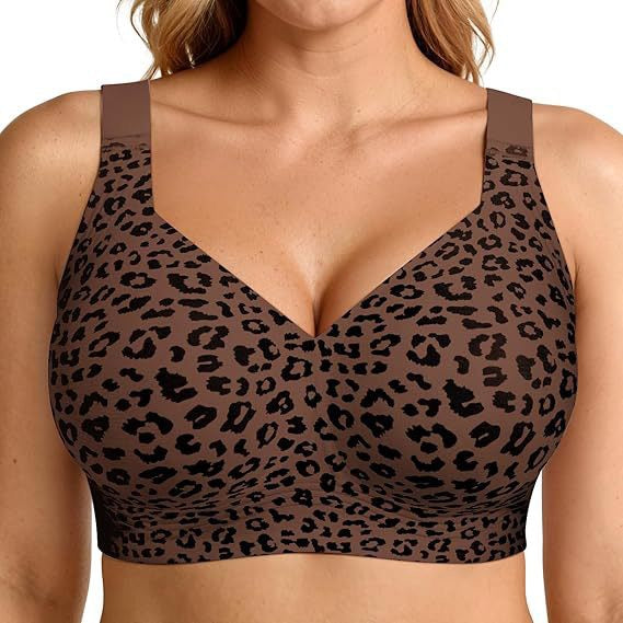 Women's Full Coverage Wireless Jelly Bra – Soft Padded Everyday T-Shirt Bra