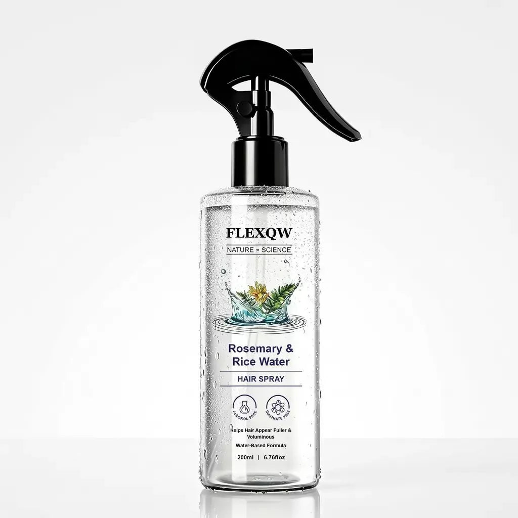 [2packs]Rosemary + Fermented Rice Water Hair Mist (200ml) | Fast-Absorbing, Soft & Smooth Non-Greasy Formula